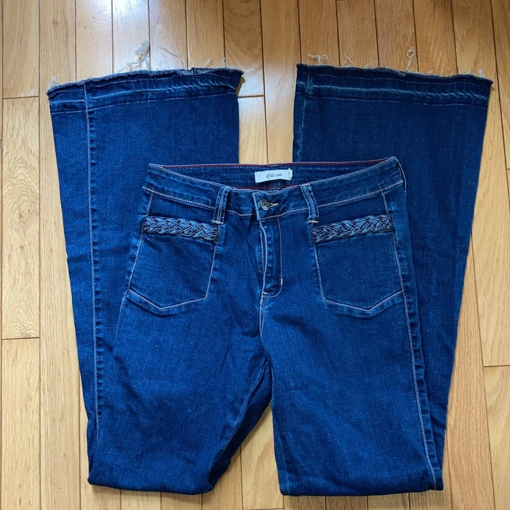 Cello Jeans, NWOT Flared Dark Wash Size:11